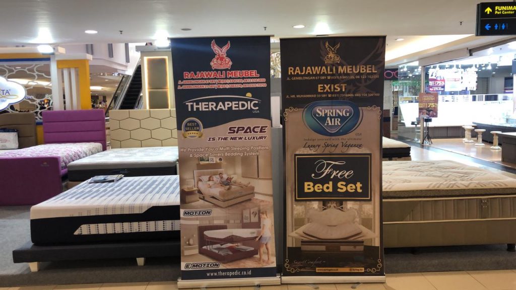Pameran spring bed Comforta, Therapedic, dan Spring Air